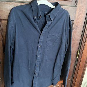 Croft and Barrow navy button up